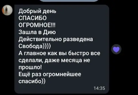 Відгук — зашла в Дію, підтверджено розлучення